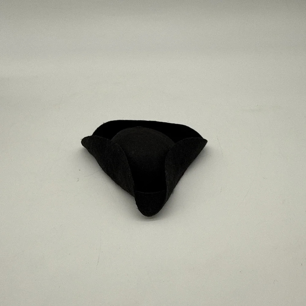 Byers Choice Colonial Black Hat Replacement Only Caroler Holiday Christmas